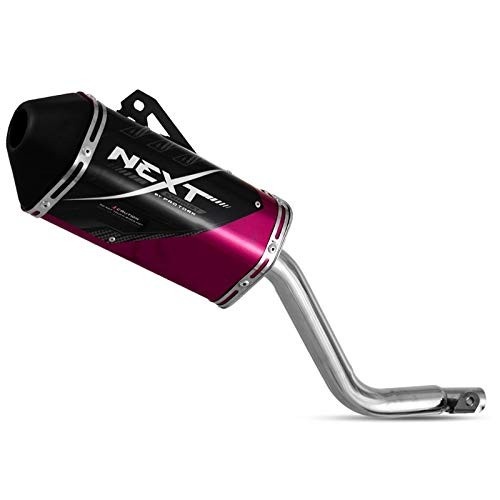 Escapamento Pro Tork Next Rosa para XTZ 150 Crosser: Estilo e Performance!