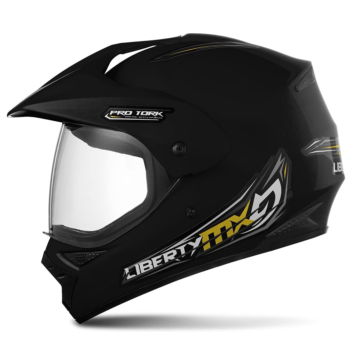 Capacete Fechado Pro Tork Liberty MX Vision Pro Preto - Segurança e Estilo para Sua Pilotagem