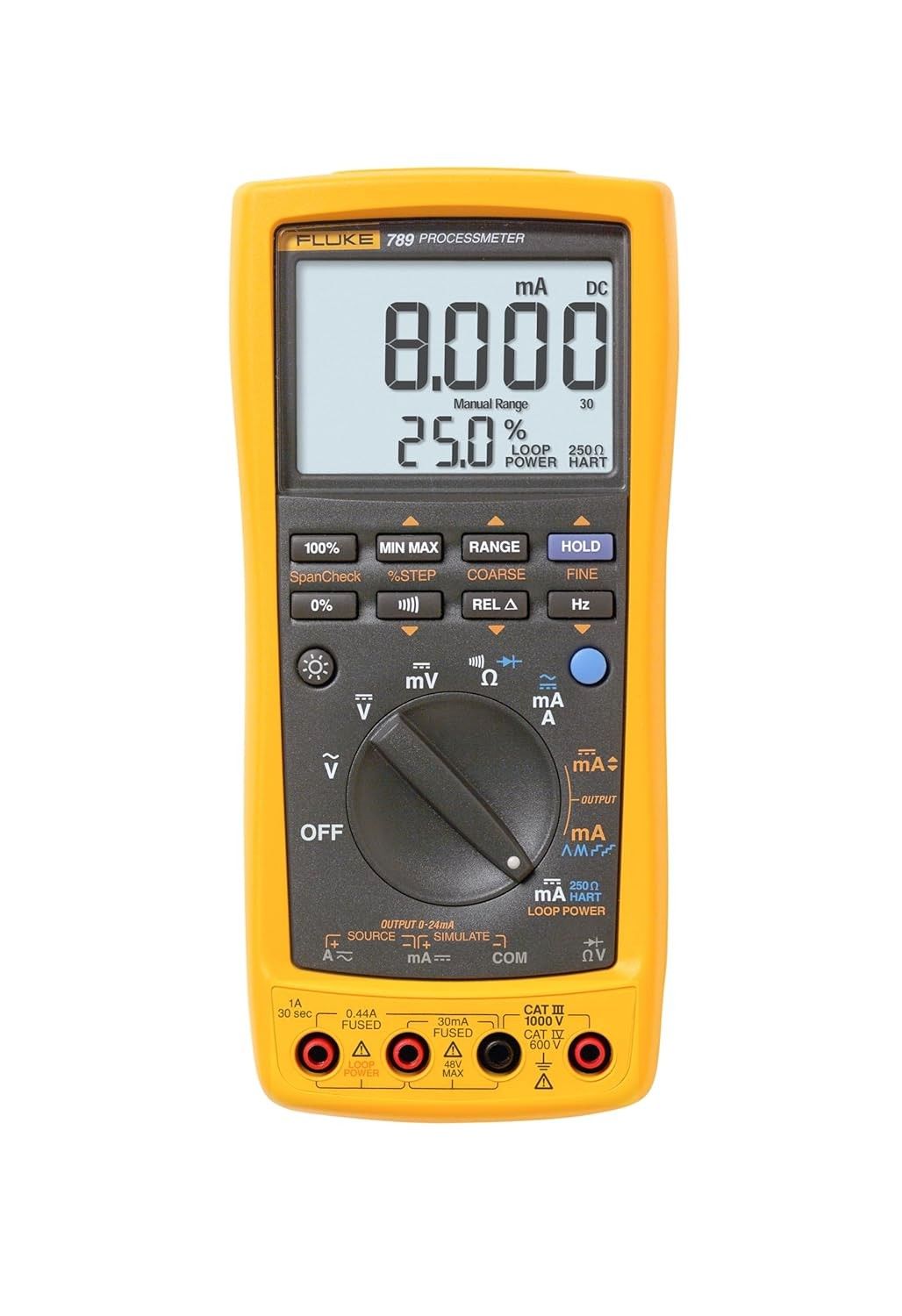 Fluke 789 ProcessMeter: Multímetro e Simulador 4-20mA Essencial