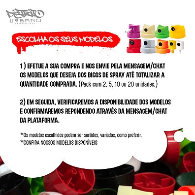 Bicos Spray 5 Unidades - Versáteis e Profissionais