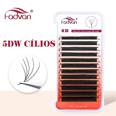Extensões de Cílios 5D Fadvan: Naturalidade e Densidade Profissional