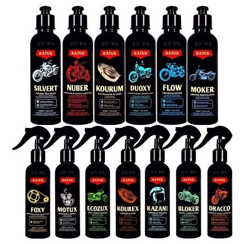 Kit Razux para Lavar Moto Completo Profissional Vonixx