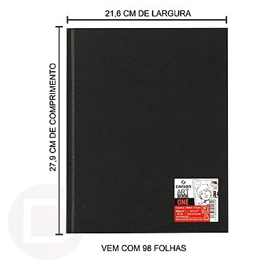 Bloco Sketchbook Canson One A4: Desenhe com Qualidade Profissional