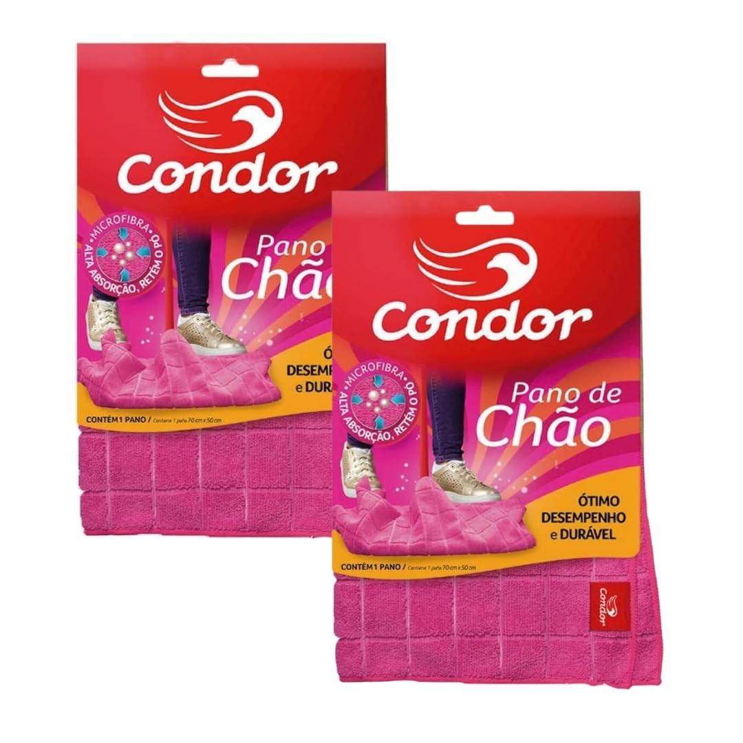 Kit 2 Panos de Chão em Microfibra 70x50cm - Limpeza Profunda para Pisos e Janelas
