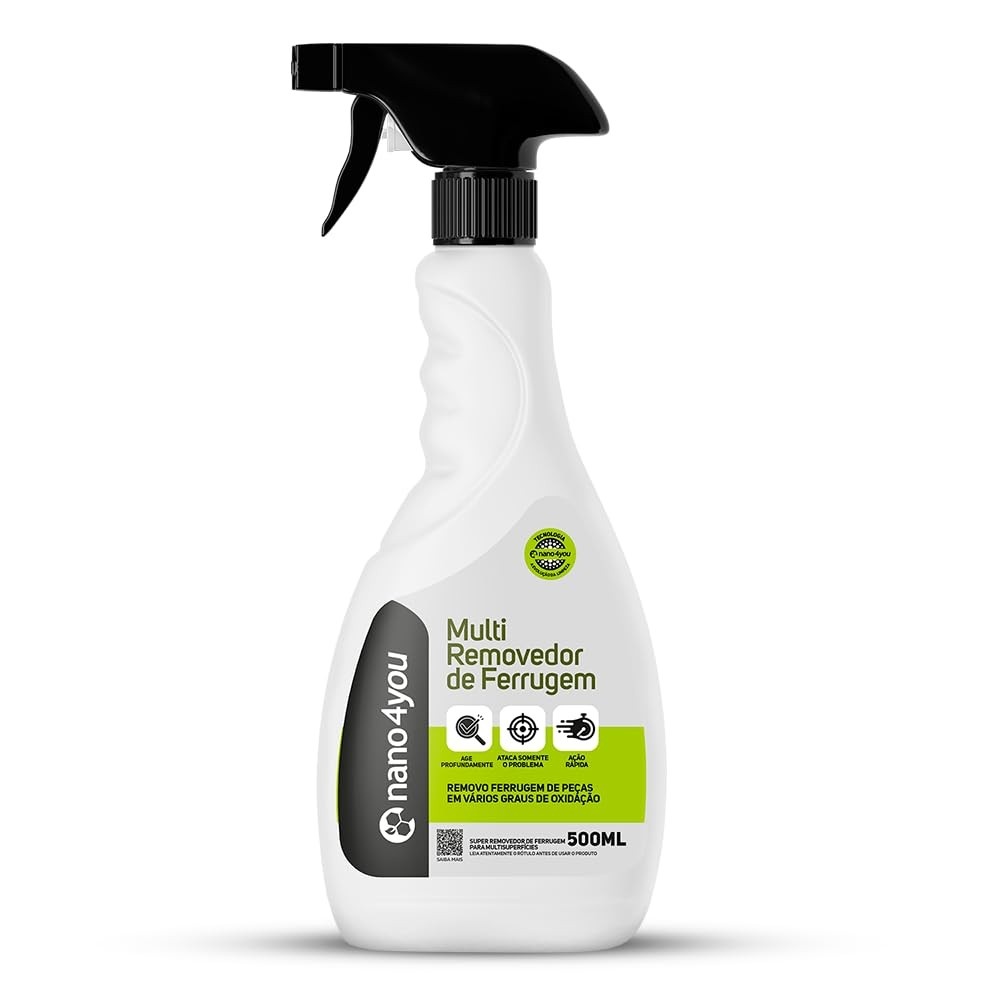 Multi Removedor de Ferrugem 500ml - Limpeza Profunda e Rápida para Qualquer Superfície