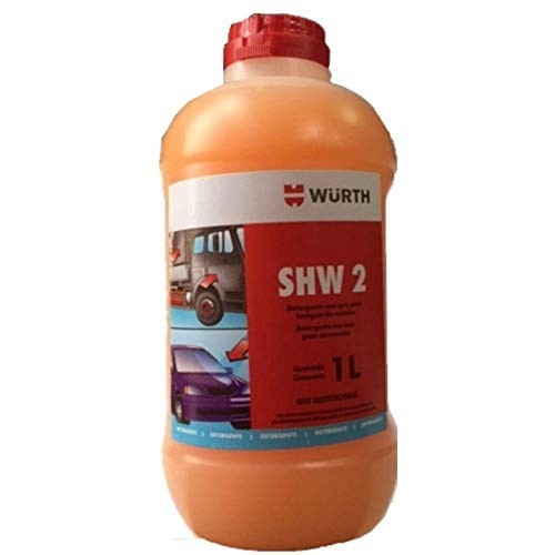 Shampoo Automotivo com Cera SHW2 Wurth - Limpeza Profunda e Brilho Duradouro - 1L