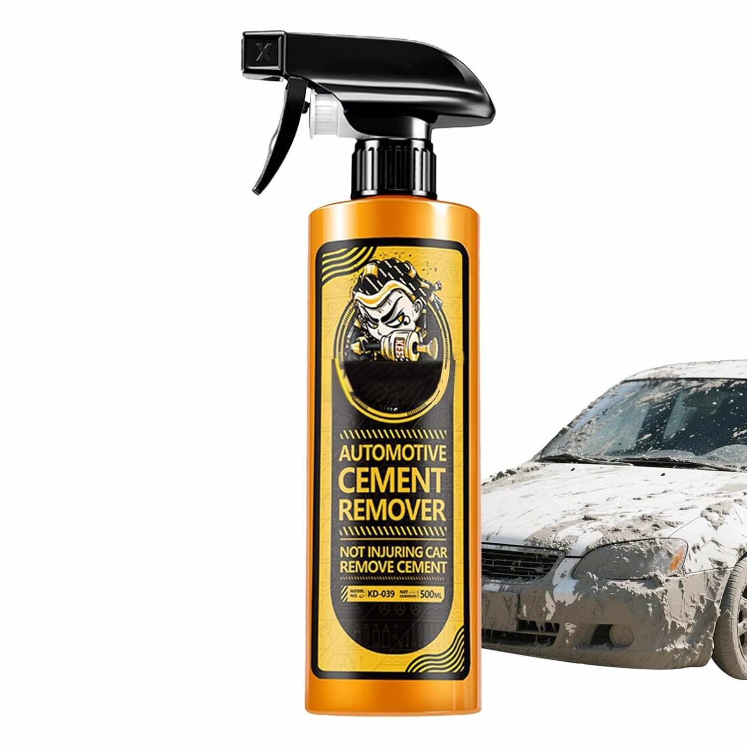 Limpiador de Jantes de Automóvel - Removedor de Cimento e Manchas para Limpeza Profunda e Segura
