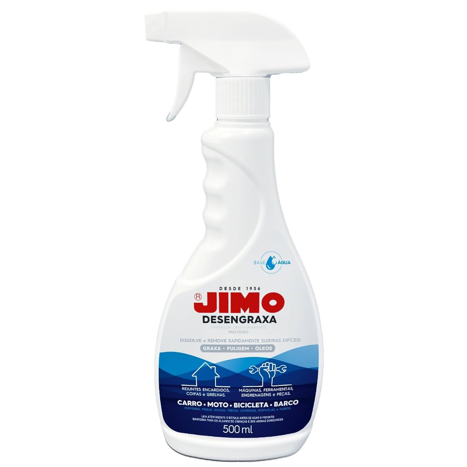 JIMO Desengraxa 500ml - Limpeza Profunda de Peças e Máquinas com Alta Eficiência