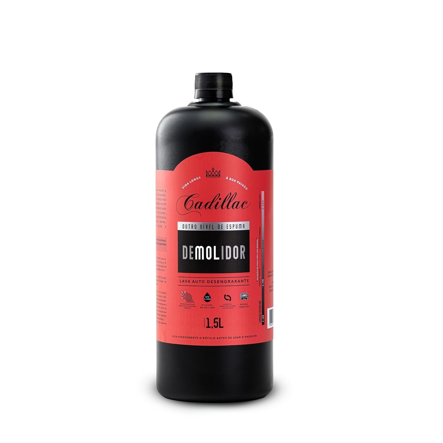 Demolidor Lava Auto MOL 1,5L: Limpeza Profunda e Espuma Incrível para Seu Carro