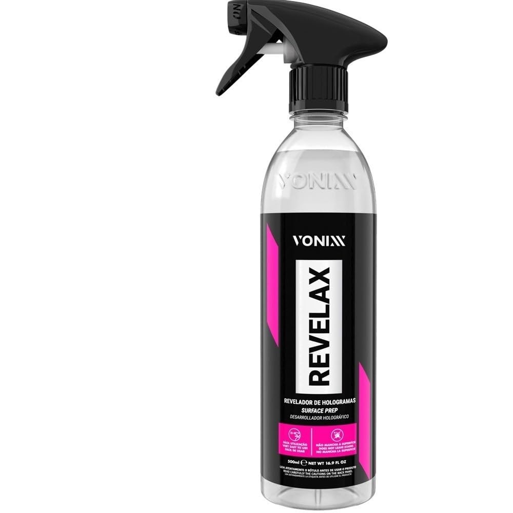 Revelax Revelador de Hologramas Automotivo 500ml - Vonixx | Brilho Profundo e Proteção Duradoura