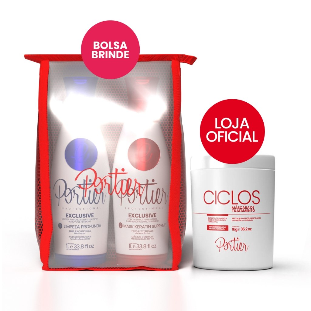 Progressiva Portier Exclusive: Transforme Seus Cabelos em 3-6 Meses!