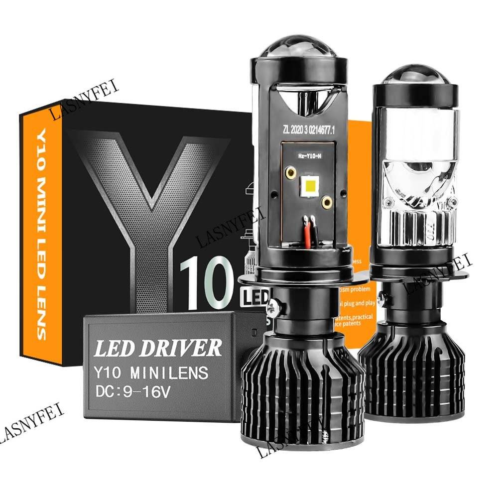 Projetor LED 60W 12000LM H4/H7 CANBUS 6000K para Carro e Motocicleta