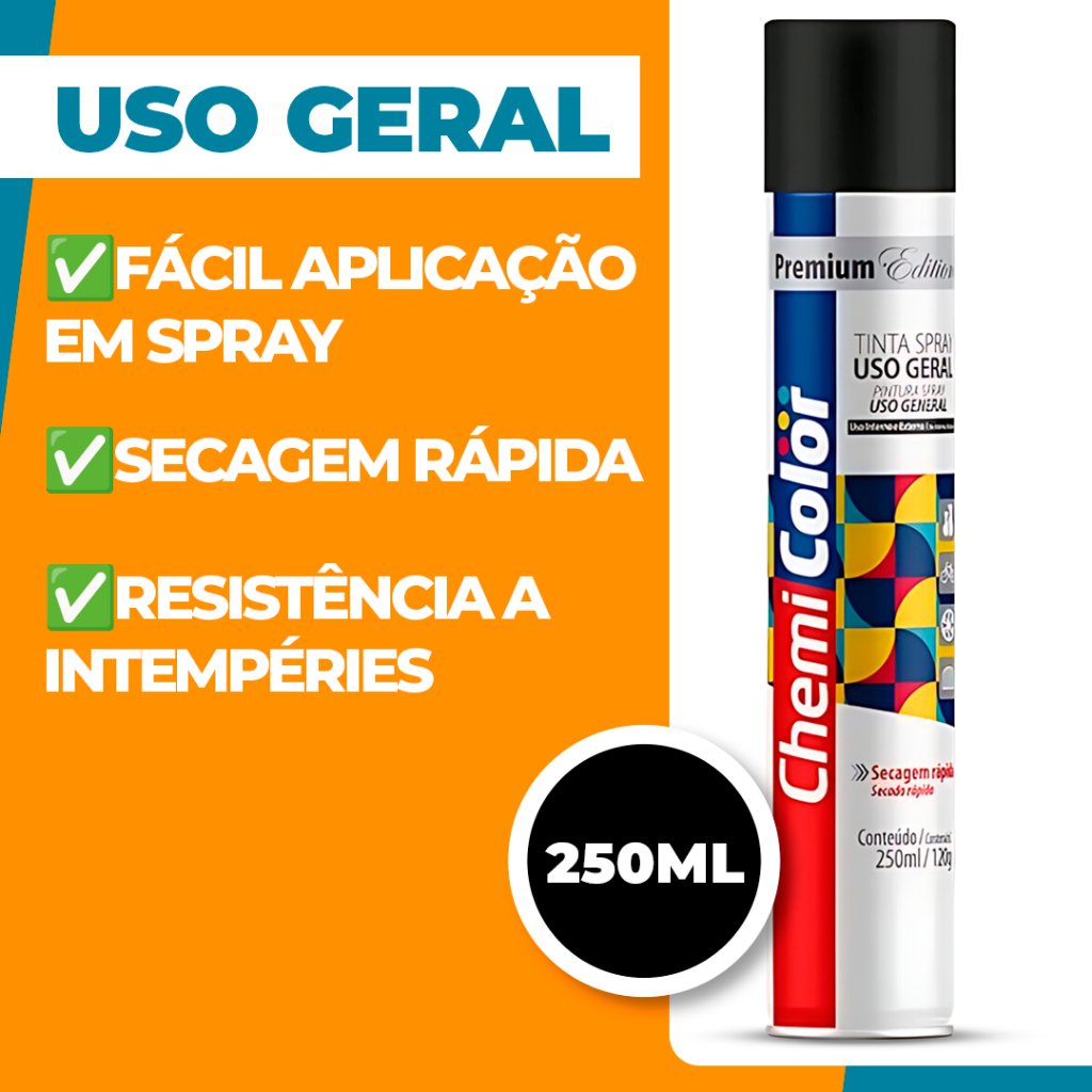 Tinta Spray Preta Fosca: Transforme Seus Projetos!