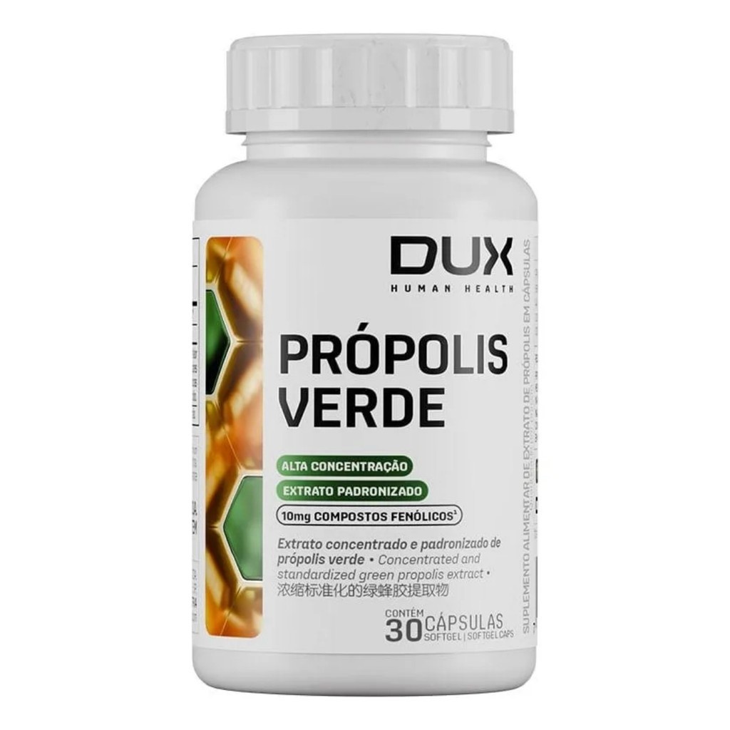 Própolis Dux: Imunidade Forte com 30 Cápsulas