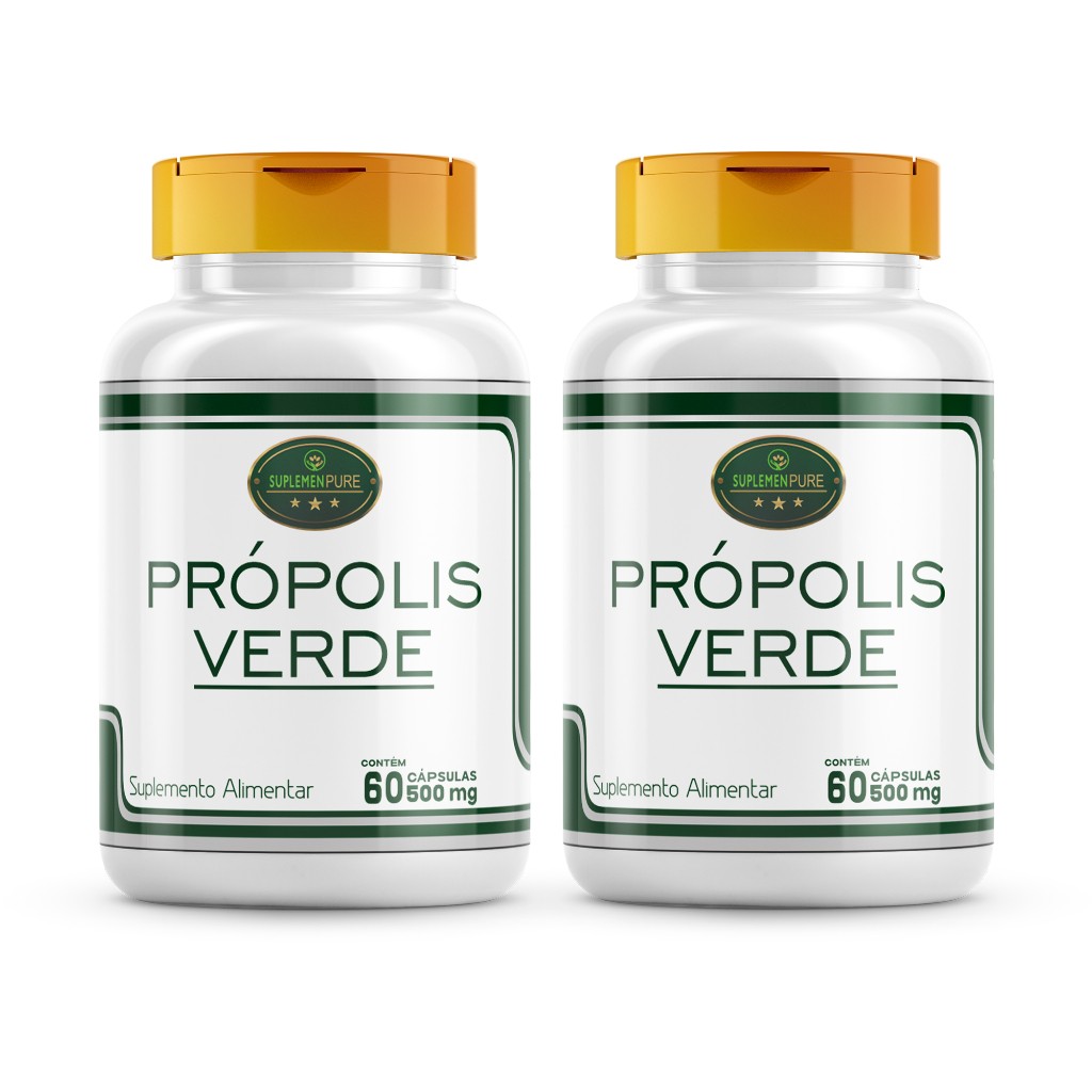 Própolis Verde 500mg: Suplemento Natural para Saúde e Bem-Estar