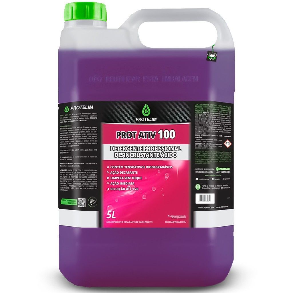 Prot Ativ 100: Desincrustante Ácido para Metais