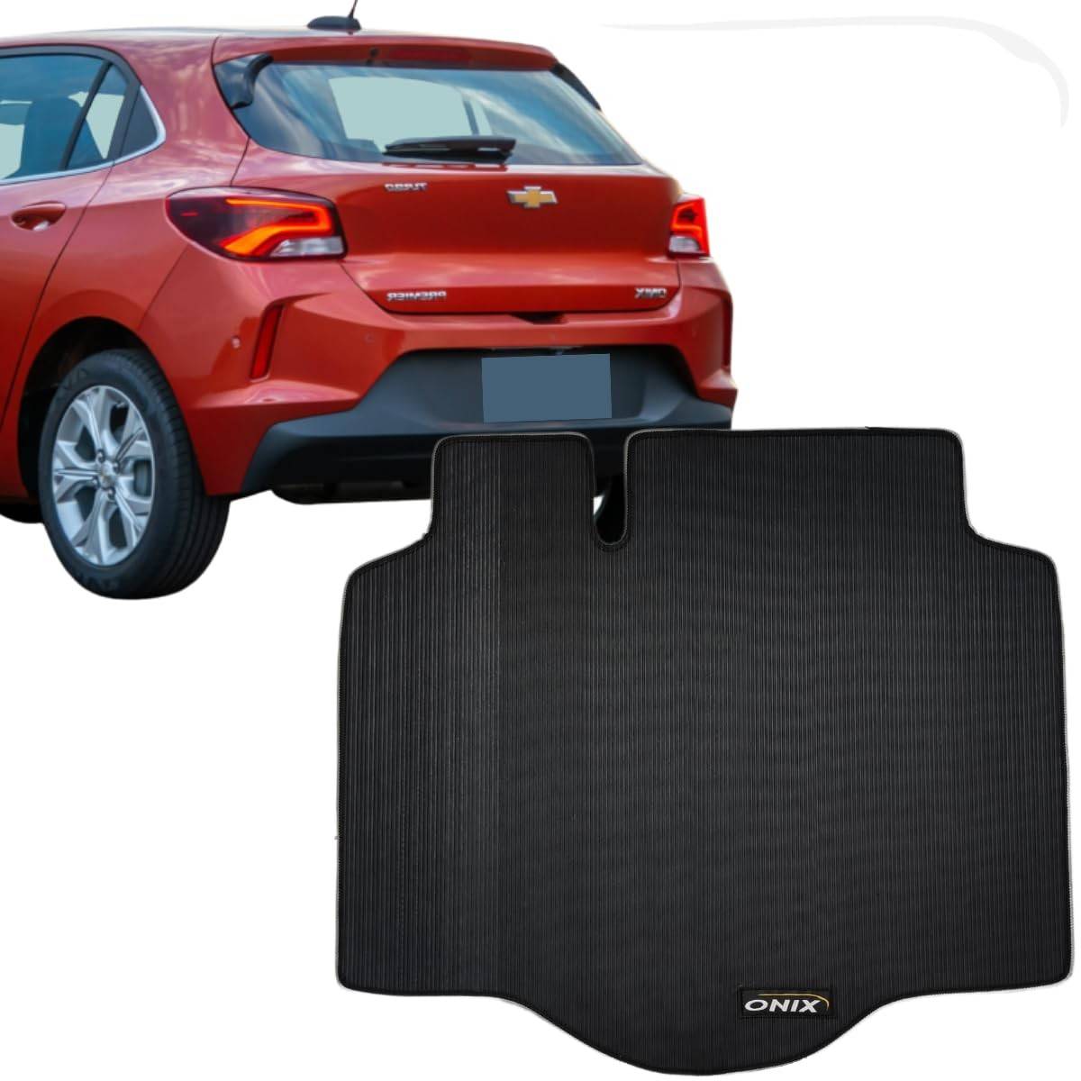 Tapete Porta Malas Emborrachado Chevrolet Onix 2020-2025 - Proteção e Estilo