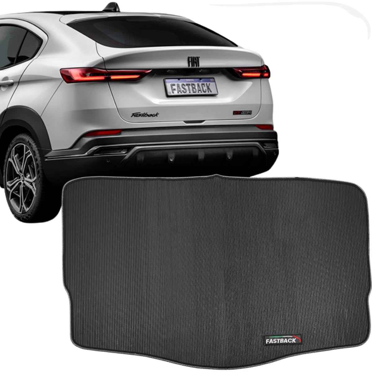 Tapete Porta Malas Emborrachado Fastback 2023 2024 2025 - Proteção e Estilo Lanzi