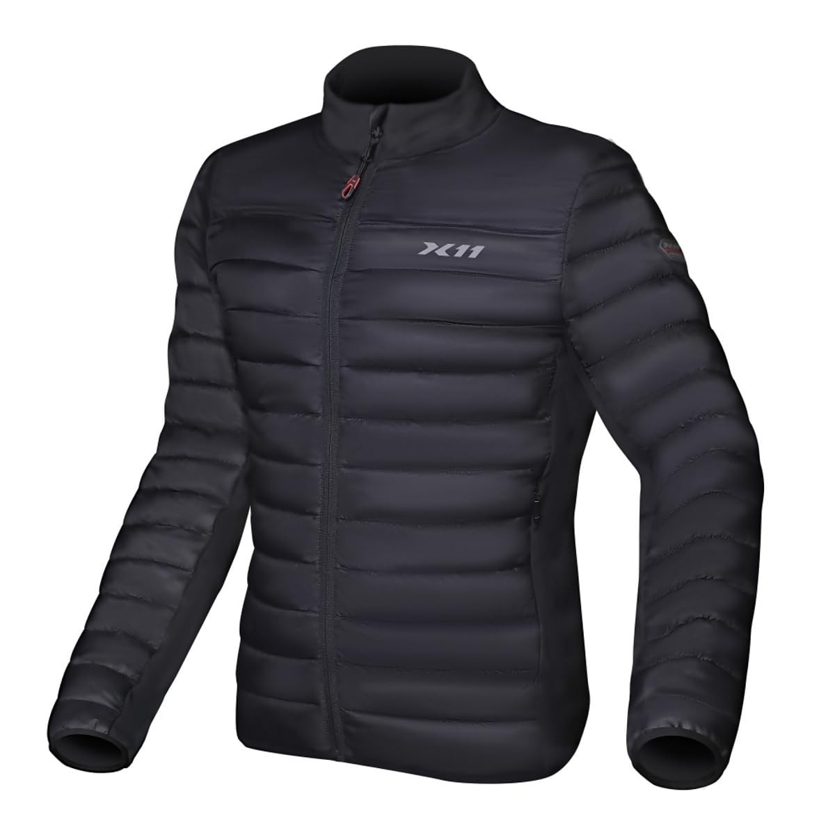 Jaqueta Puffer Casual Unissex X11 Motociclista Proteção Frio Bobojaco Preta