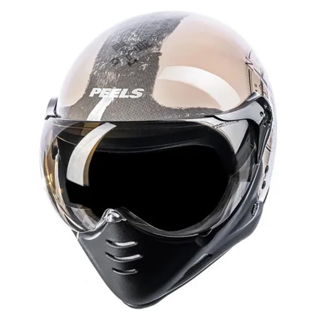 Capacete PELLS F-21 North Vintage: Estilo Retrô com Bússola Náutica e Proteção Premium