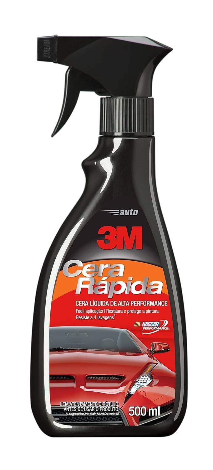 Cera Líquida 3M Auto Alta Performance: Brilho Intenso e Proteção Duradoura (500ml)
