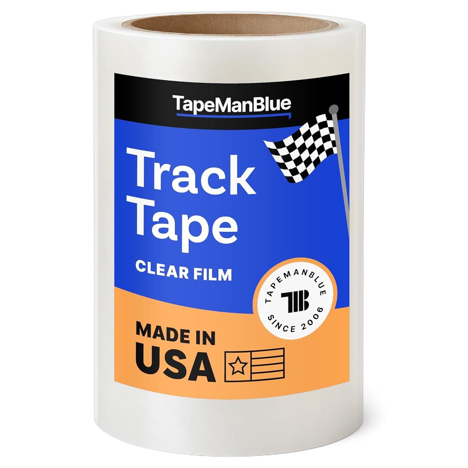 TapeManBlue Fita de Proteção para Track Day - 6" x 100' - Filme Transparente Autoadesivo Feito nos EUA