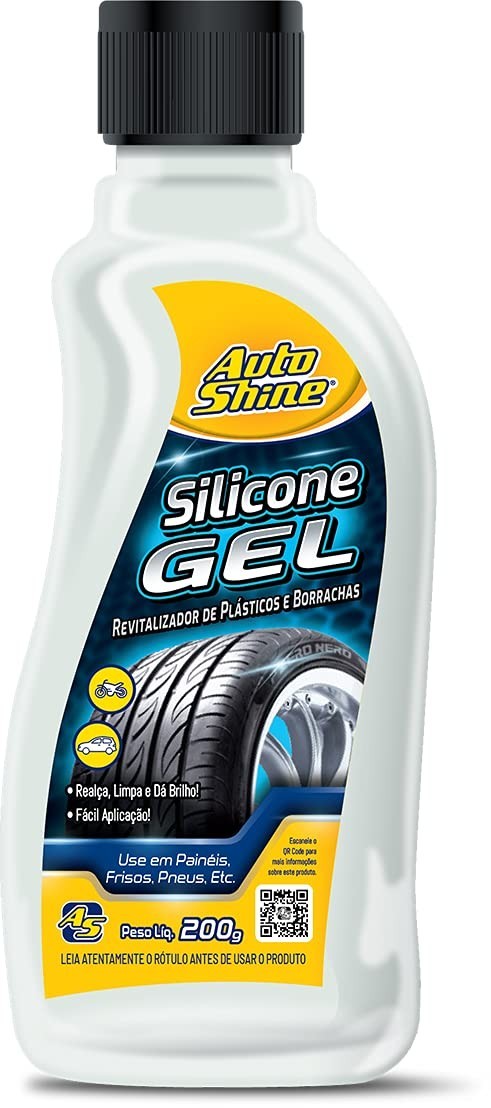 Silicone Gel Autoshine 200gr: Brilho e Proteção Duradoura para Seu Veículo