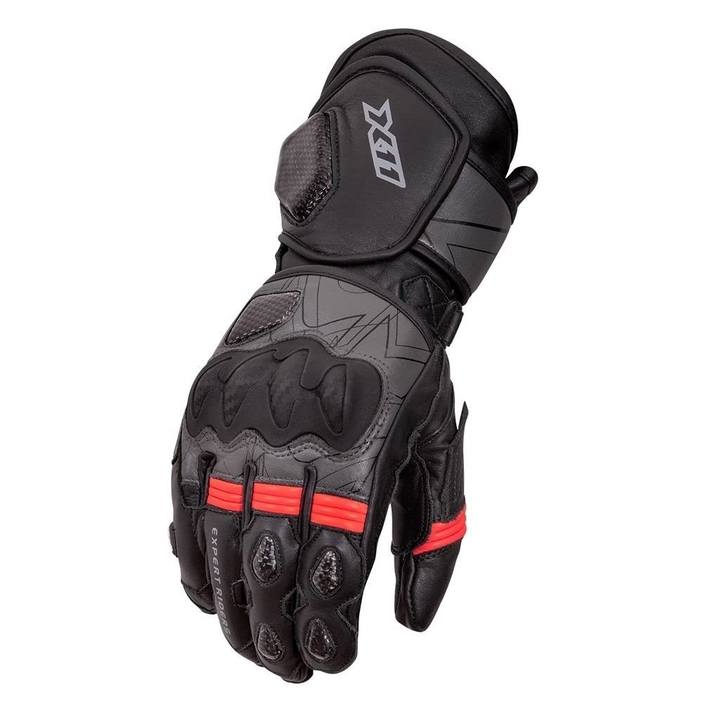 Luva X11 Racer 2 Cano Longo: Proteção e Estilo para Motociclistas em Couro