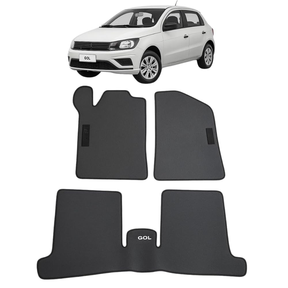 Kit Completo Tapete Borracha Gol: Proteção e Estilo para Seu Carro