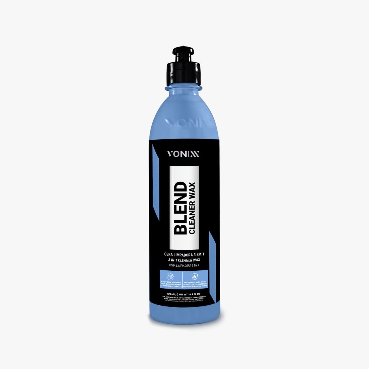 Blend Cleaner Wax 500ml: Limpeza, Proteção e Brilho Impecável para seu Veículo