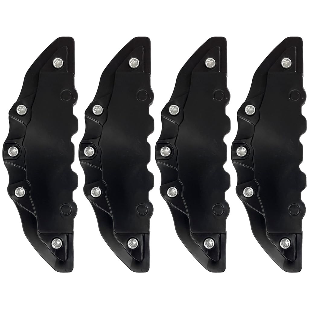 Kit 4 Capas Pinça de Freio Automotivo PRETAS - Design Esportivo e Proteção