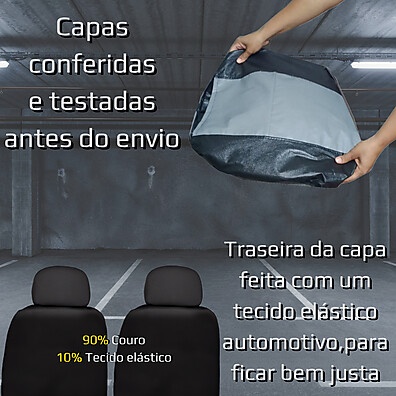 Kit Capas Couro Automotivo: Conforto e Proteção!