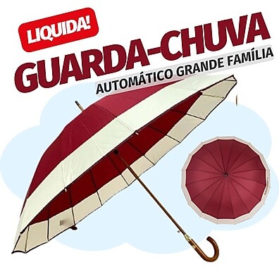 Guarda-Chuva Reforçado: Estilo e Proteção!