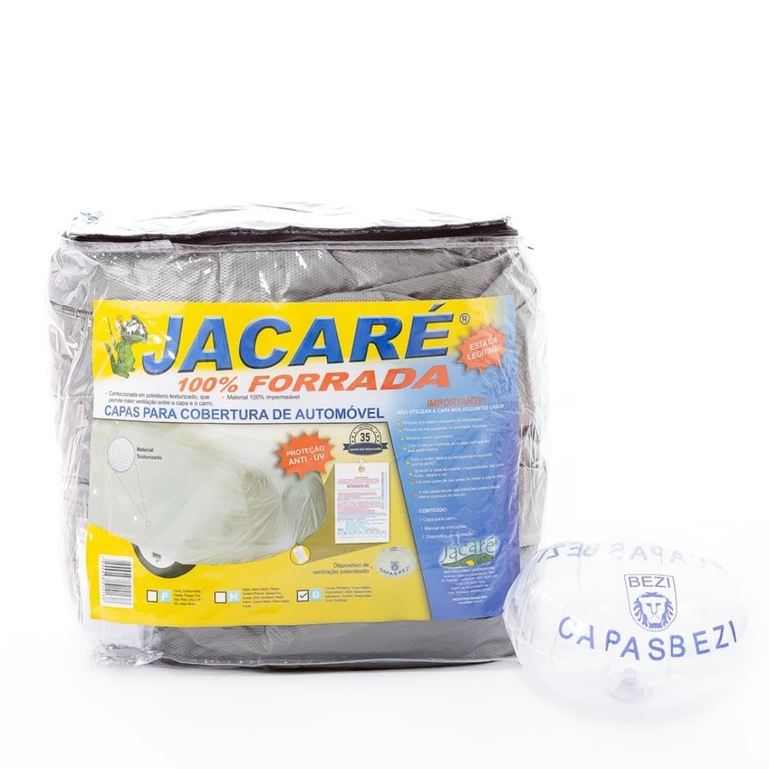 Capa de Carro Jacaré 100% Forrada Tamanho G: Proteção Premium e Estilo Incomparável