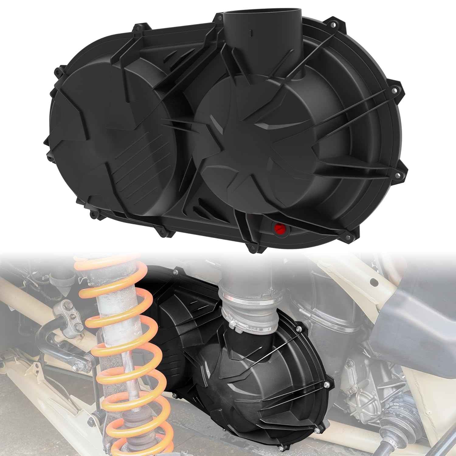 Capa de Embreagem Externa SAUTVS para Can-Am Maverick X3: Estilo e Proteção para seu CVT