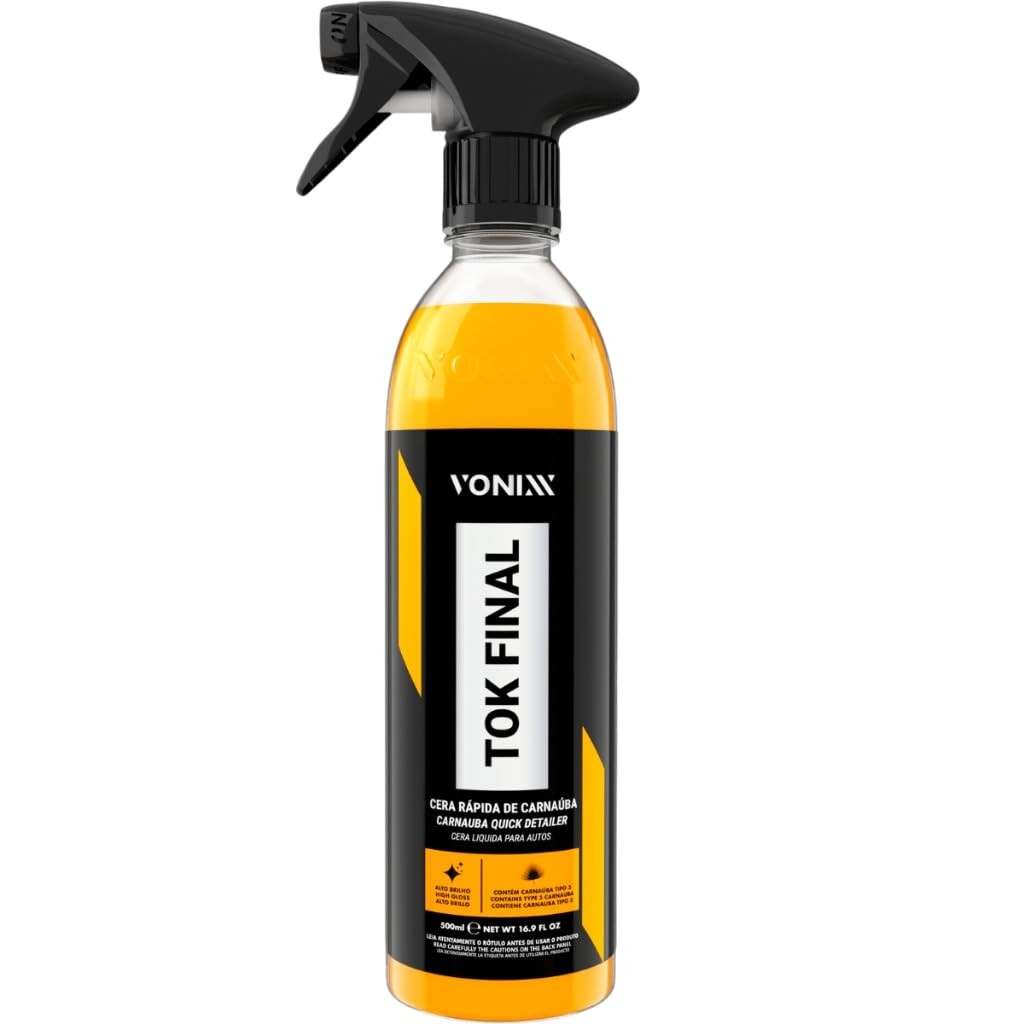 Cera Carnaúba Tok Final Vonixx 500ml: Brilho Intenso e Proteção Duradoura