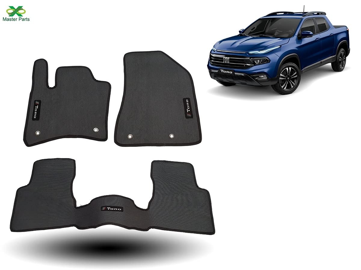 Tapete Borracha Fiat Toro 2022 2023+ Inteiriço - Proteção e Estilo Premium