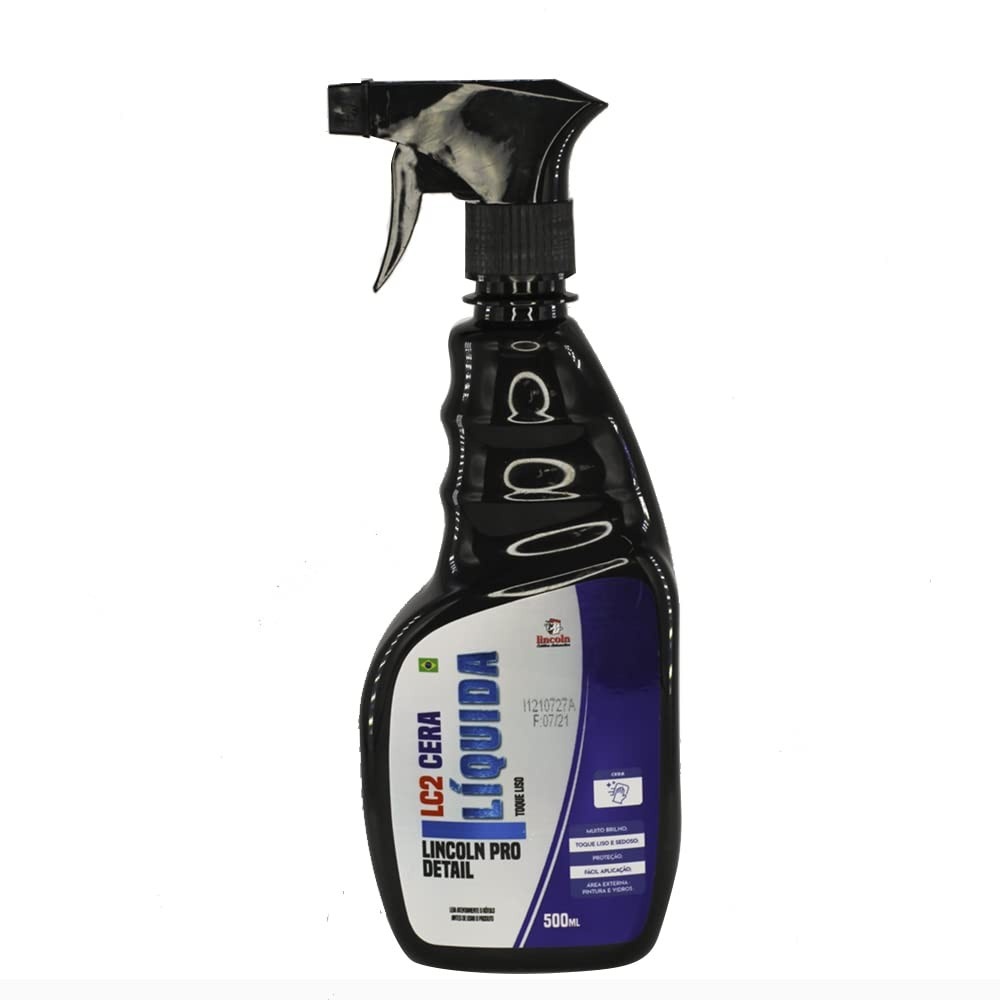 Cera Líquida Toque Liso LC2 Lincoln 500ml: Brilho Intenso e Proteção Duradoura