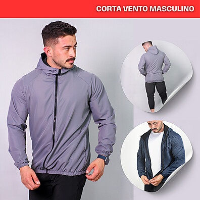 Jaqueta Corta Vento Masculina: Imbatível na Proteção!
