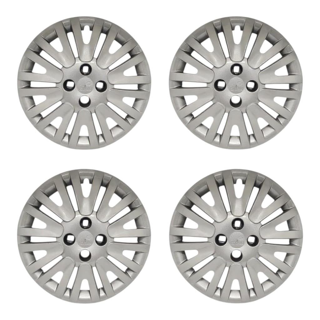 Kit 4 Calotas Aro 15 Prata para Gol G5 Power (2009-2010) - Design Moderno e Proteção