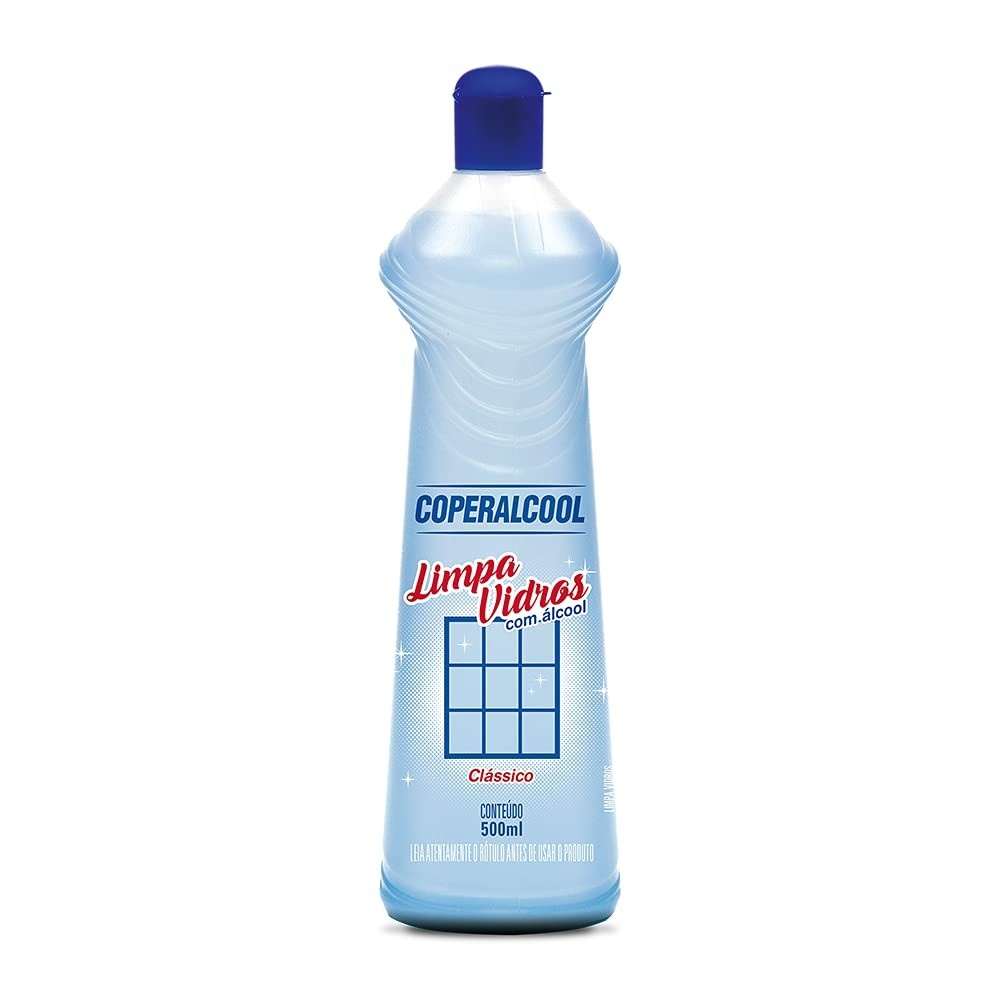 Limpa Vidros Coperalcool 500ML - Brilho e Proteção para Qualquer Superfície de Vidro