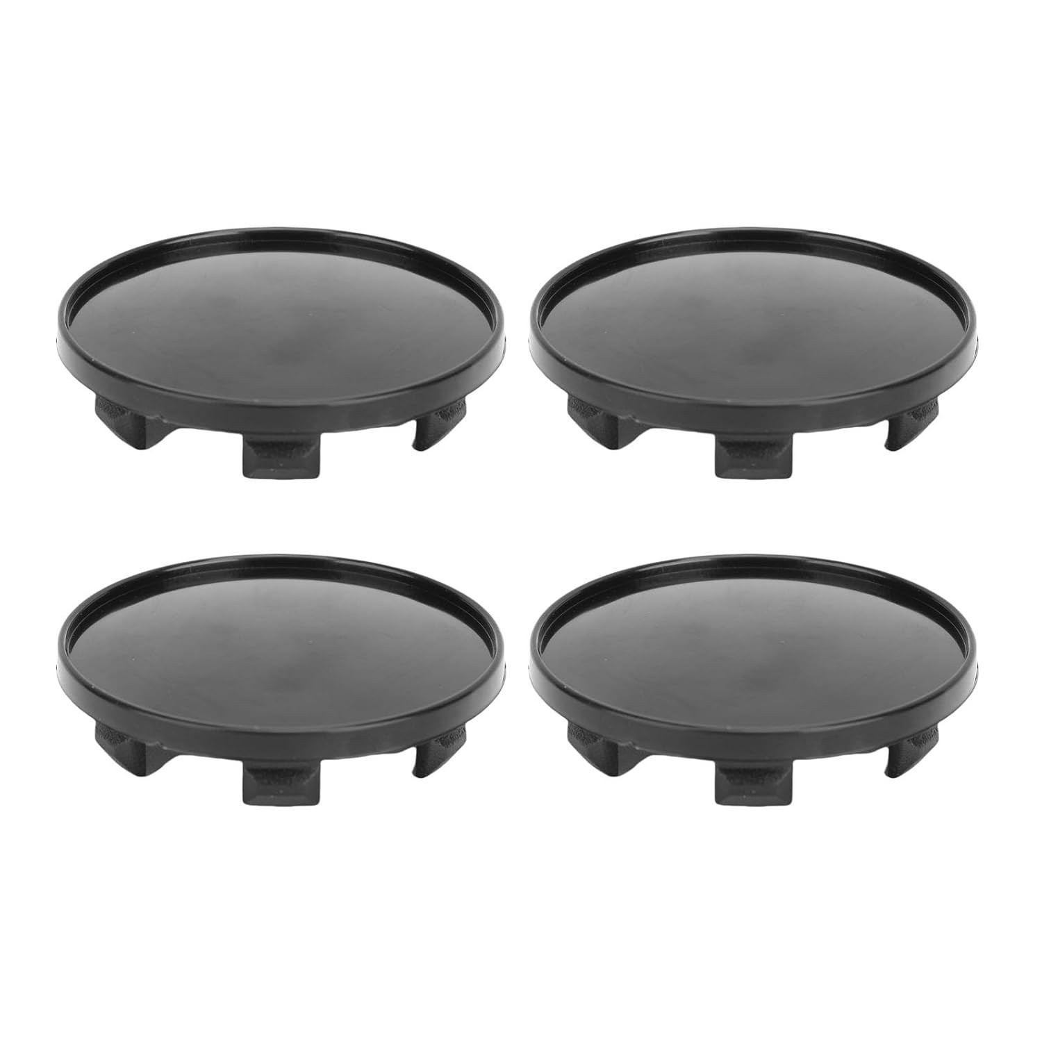 Keenso Tampas Centrais de Roda: Renove o Visual do Seu Carro com Estilo e Proteção (Preto)