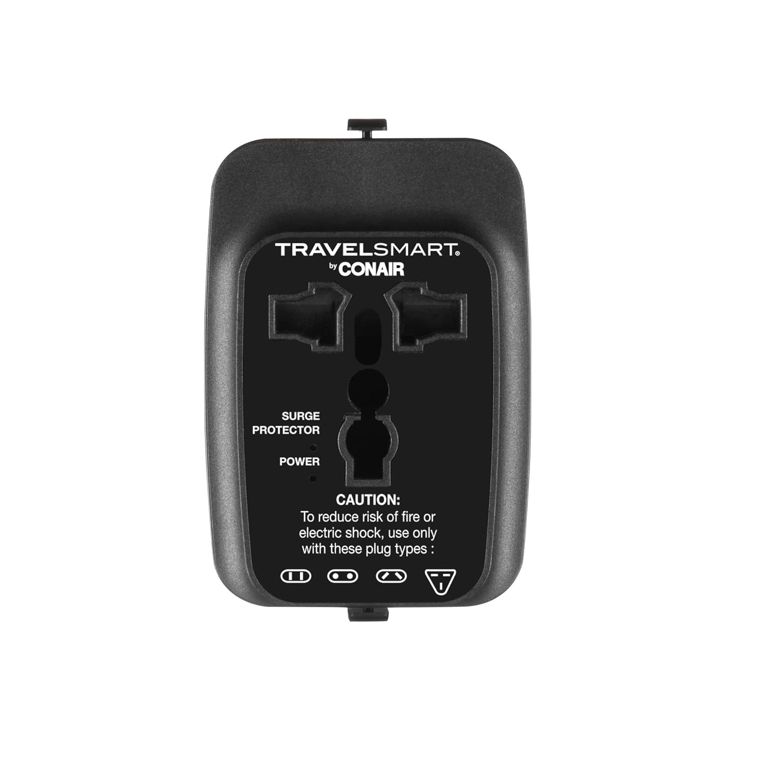 Adaptador Universal de Tomada Conair: Viagem Sem Limites com USB-C e Proteção contra Surtos