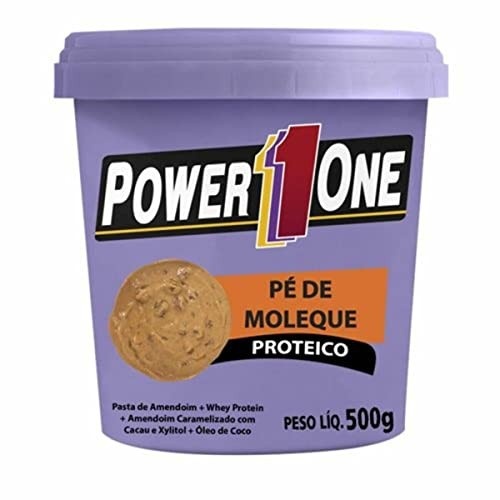 Pasta de Amendoim Pé de Moleque Proteico (500g), Power One, 500g