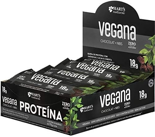 Harts Natural Display Proteína Vegana Zero Chocolat + Nibs