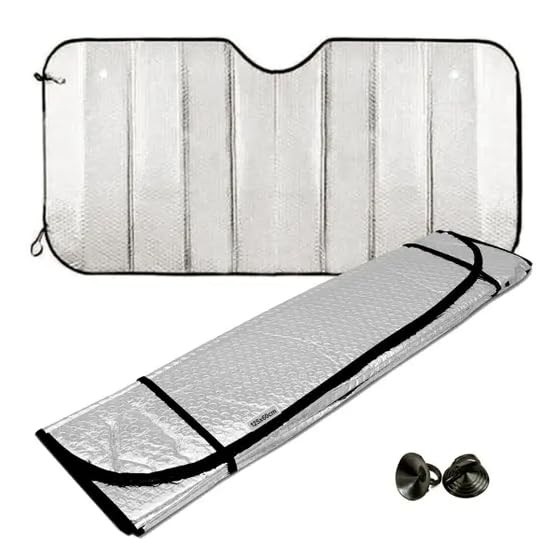 Protetor Solar Automotivo Premium Dobrável para Para-Brisas - Proteção Térmica UV