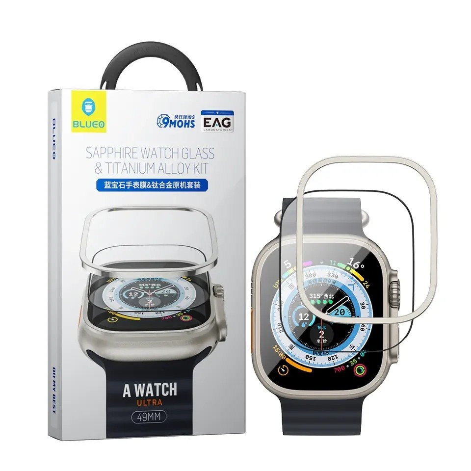 Protetor Apple Watch Ultra 2: Tela e Frame Titanium