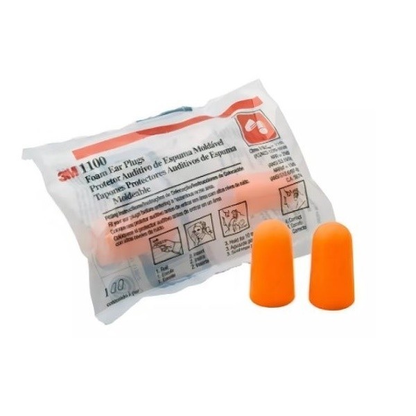 Protetor Auricular 3M 1100: Kit 20 Pares - Silêncio Garantido!