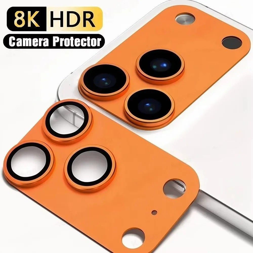 Protetor de Câmera iPhone 17: Metal e Vidro Temperado