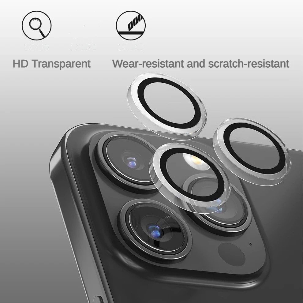 Protetor de Câmera iPhone: Vidro Transparente Anti-Risco